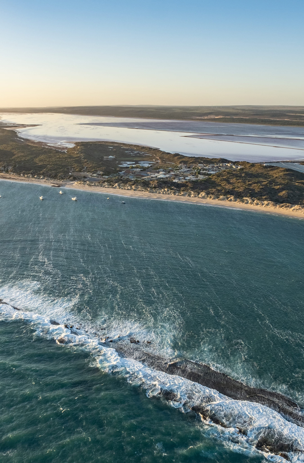 Aerial view, Coral Coast, Western Australia