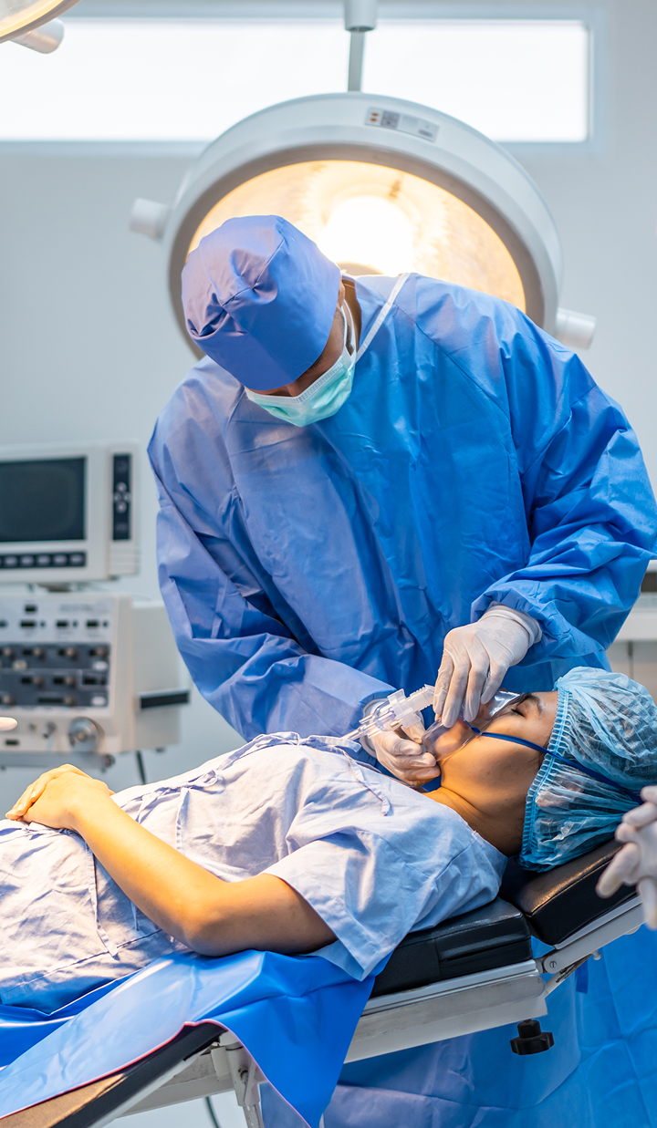 professional doctors performing surgical operation