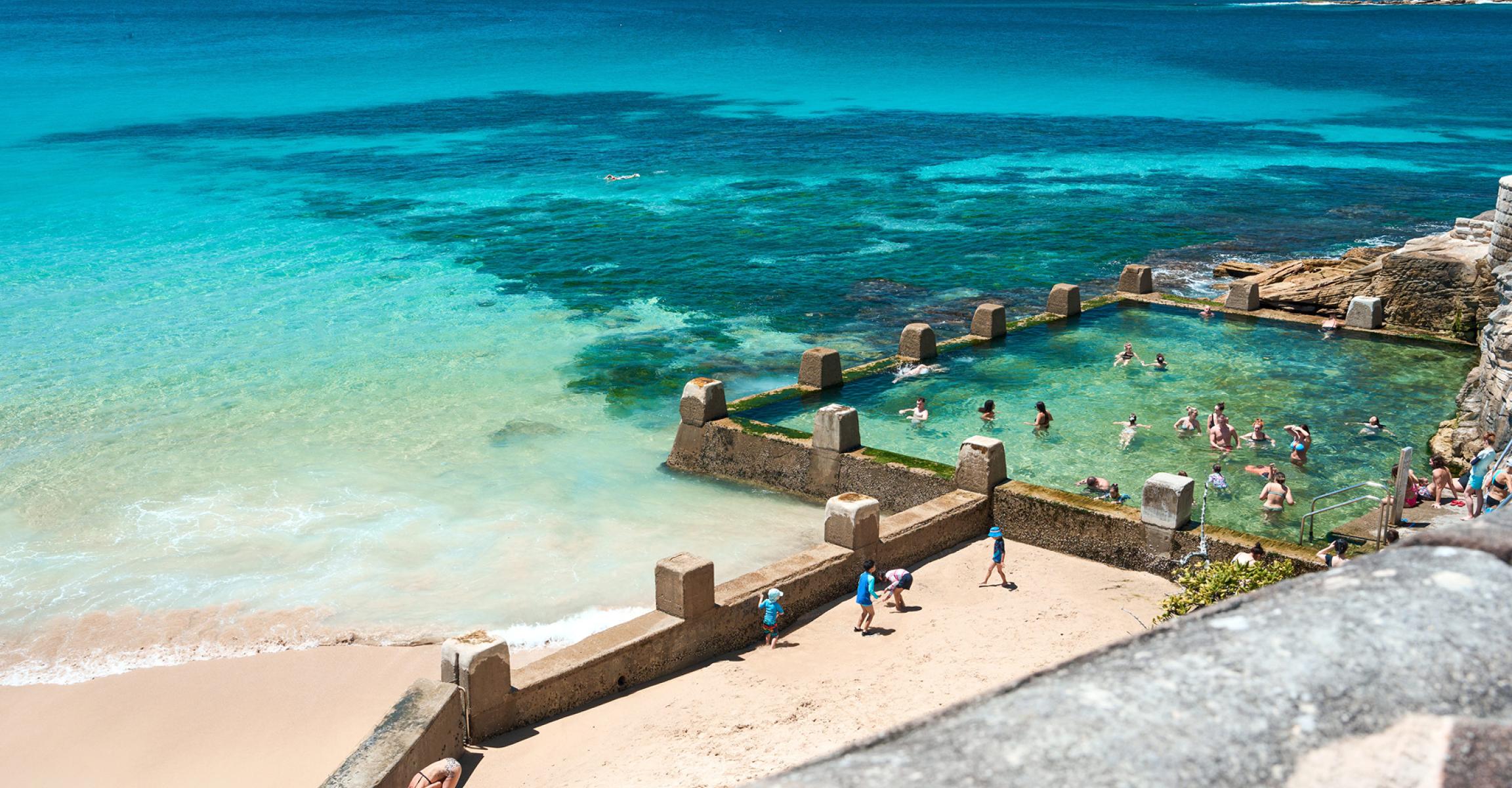 Coogee beach rock pool, Sydney, NSW