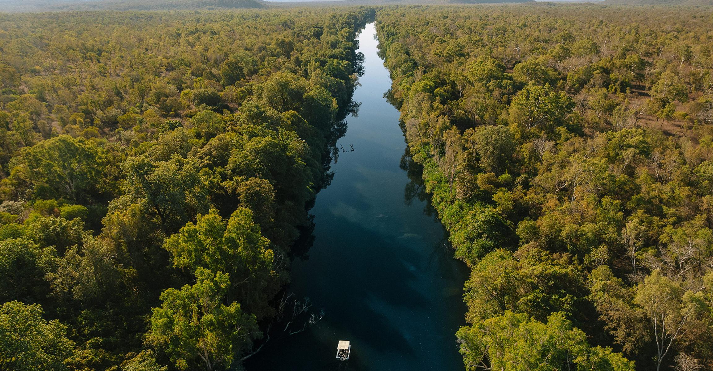 Aerial view of Baines, Northern Territory
